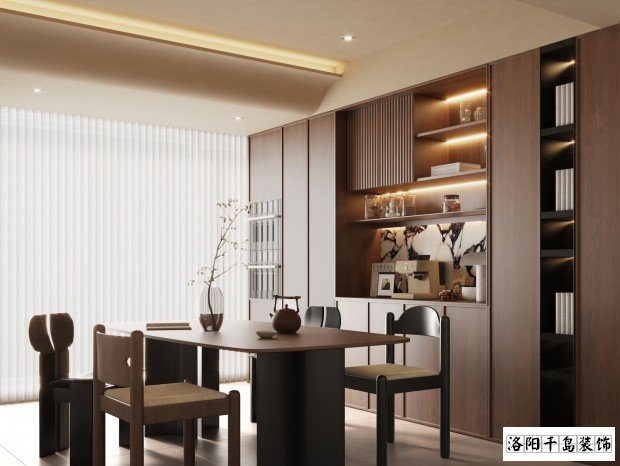 洛陽140平餐廳裝修案例